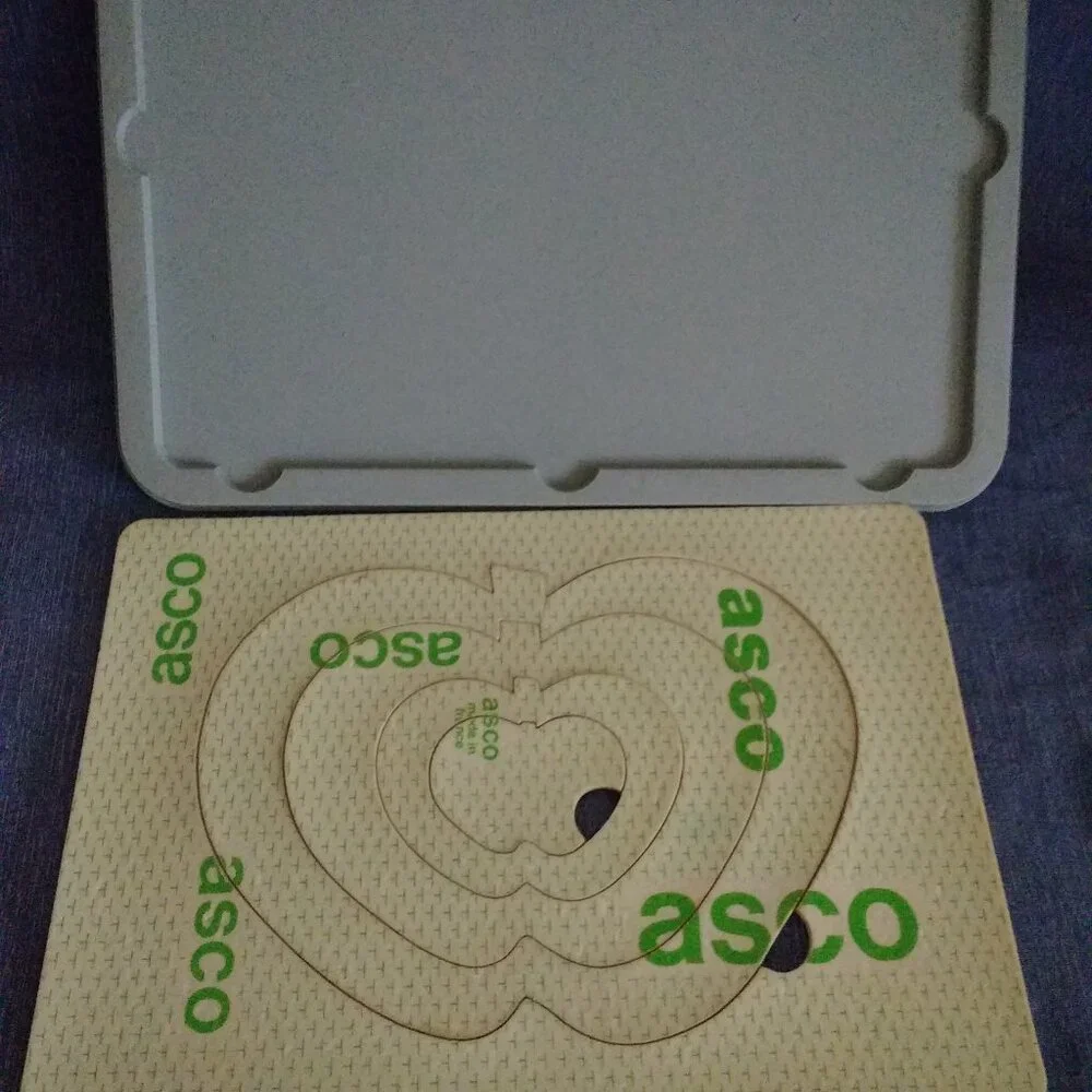 Asco Foam Puzzle Apple Sizing sequencing + Foam Bear Body Part
